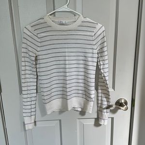 Club Monaco scallop detail wool sweater